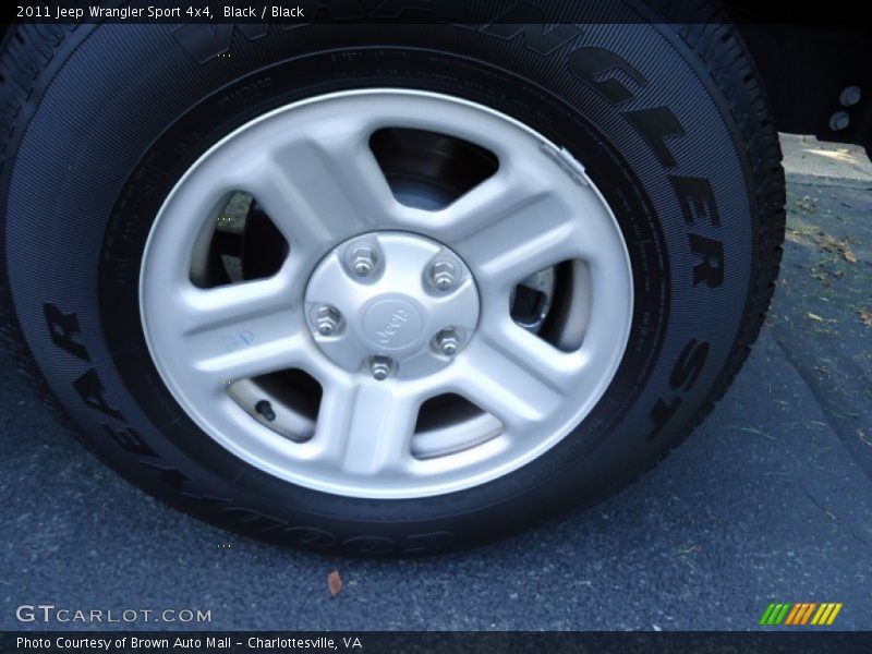 Black / Black 2011 Jeep Wrangler Sport 4x4
