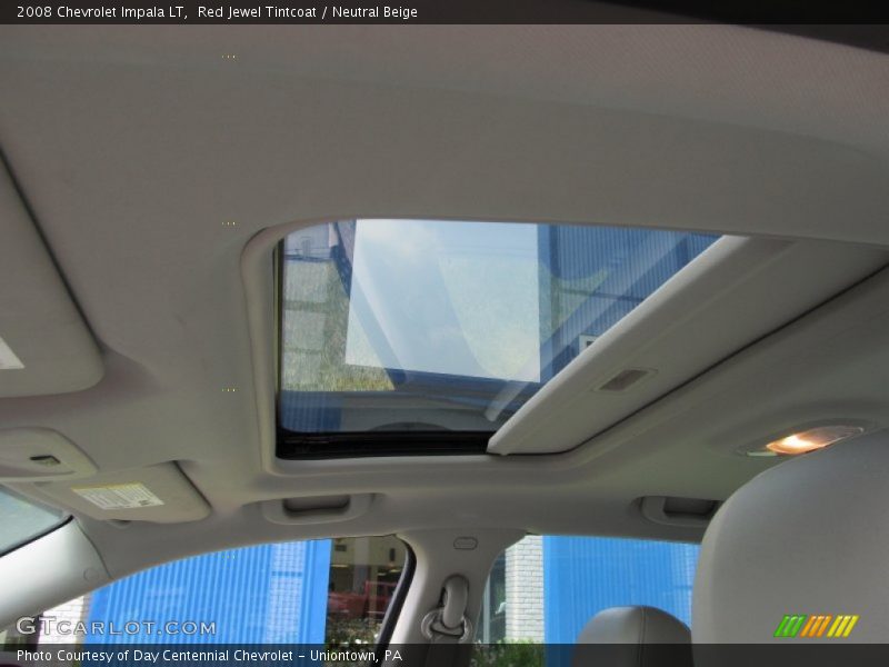 Red Jewel Tintcoat / Neutral Beige 2008 Chevrolet Impala LT