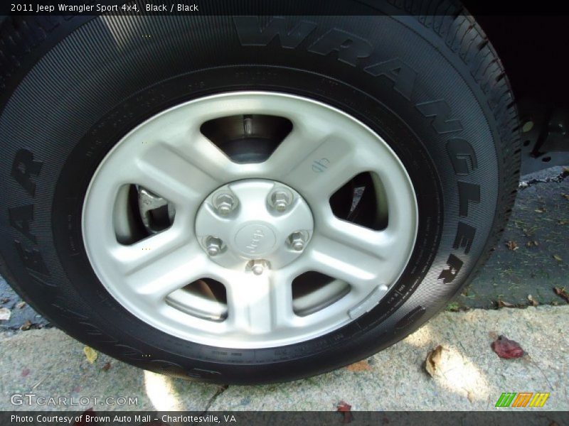 Black / Black 2011 Jeep Wrangler Sport 4x4