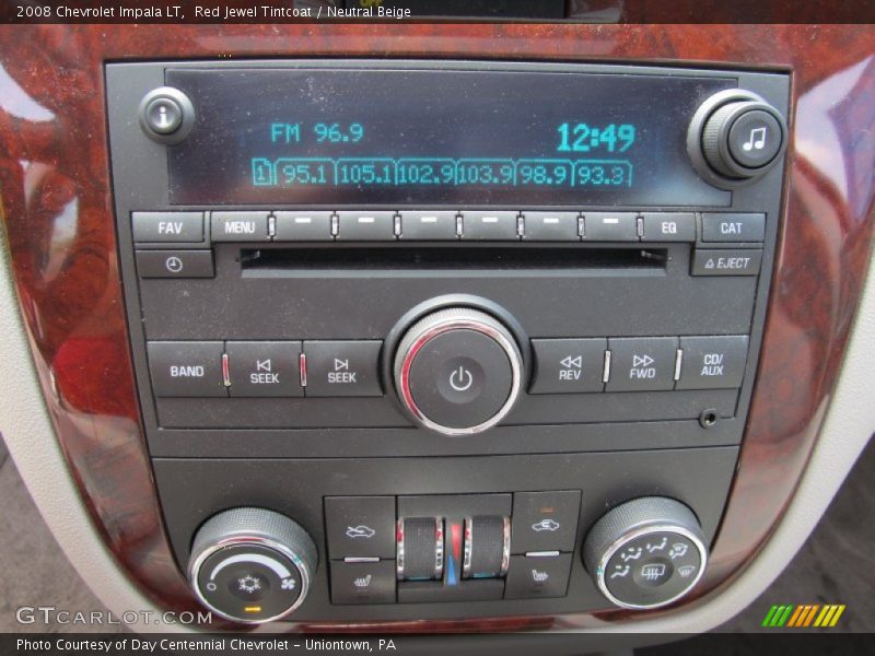 Red Jewel Tintcoat / Neutral Beige 2008 Chevrolet Impala LT