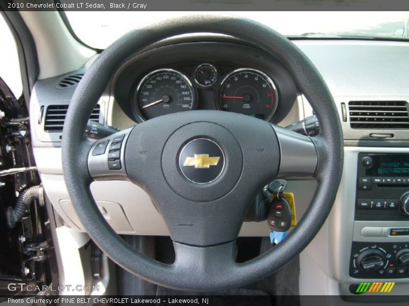 Black / Gray 2010 Chevrolet Cobalt LT Sedan