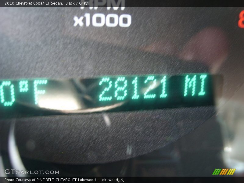 Black / Gray 2010 Chevrolet Cobalt LT Sedan