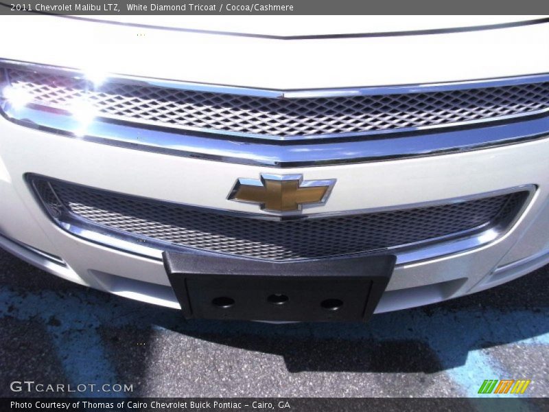 White Diamond Tricoat / Cocoa/Cashmere 2011 Chevrolet Malibu LTZ