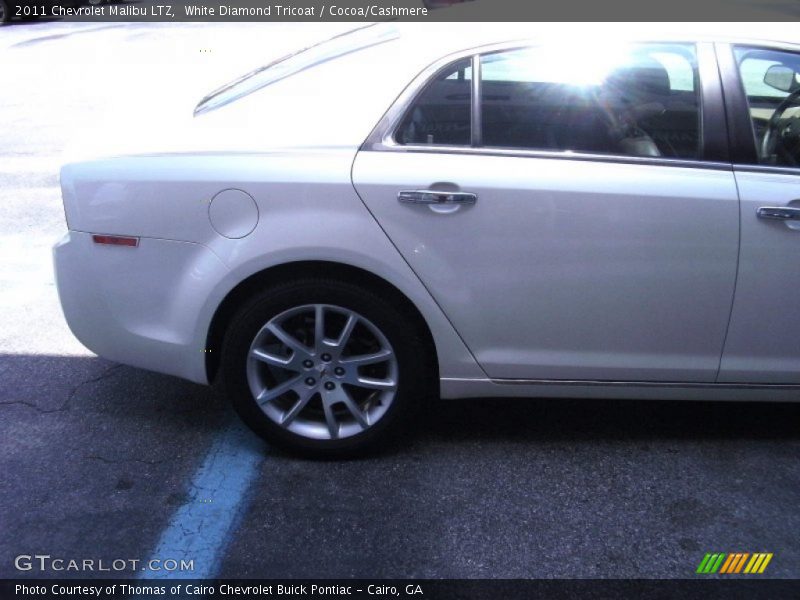 White Diamond Tricoat / Cocoa/Cashmere 2011 Chevrolet Malibu LTZ