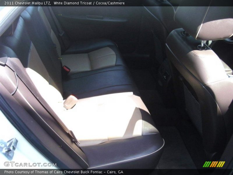 White Diamond Tricoat / Cocoa/Cashmere 2011 Chevrolet Malibu LTZ