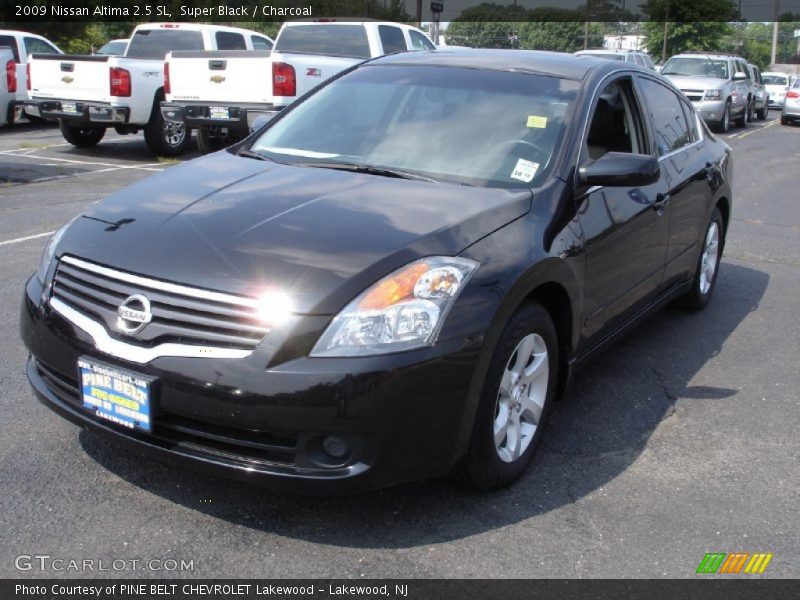 Super Black / Charcoal 2009 Nissan Altima 2.5 SL