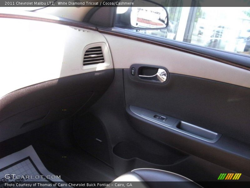 White Diamond Tricoat / Cocoa/Cashmere 2011 Chevrolet Malibu LTZ