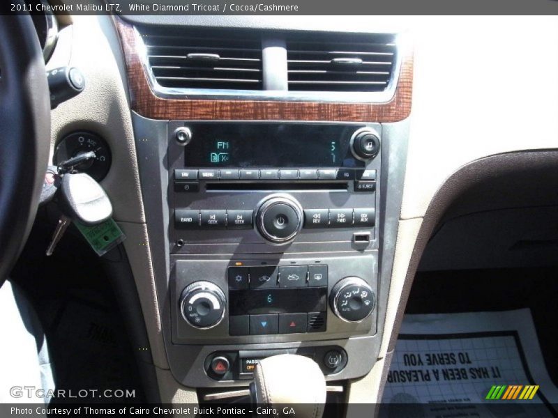 White Diamond Tricoat / Cocoa/Cashmere 2011 Chevrolet Malibu LTZ