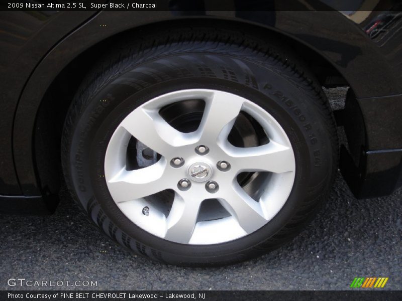 Super Black / Charcoal 2009 Nissan Altima 2.5 SL