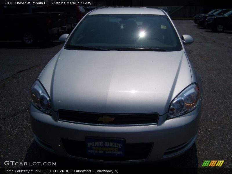 Silver Ice Metallic / Gray 2010 Chevrolet Impala LS