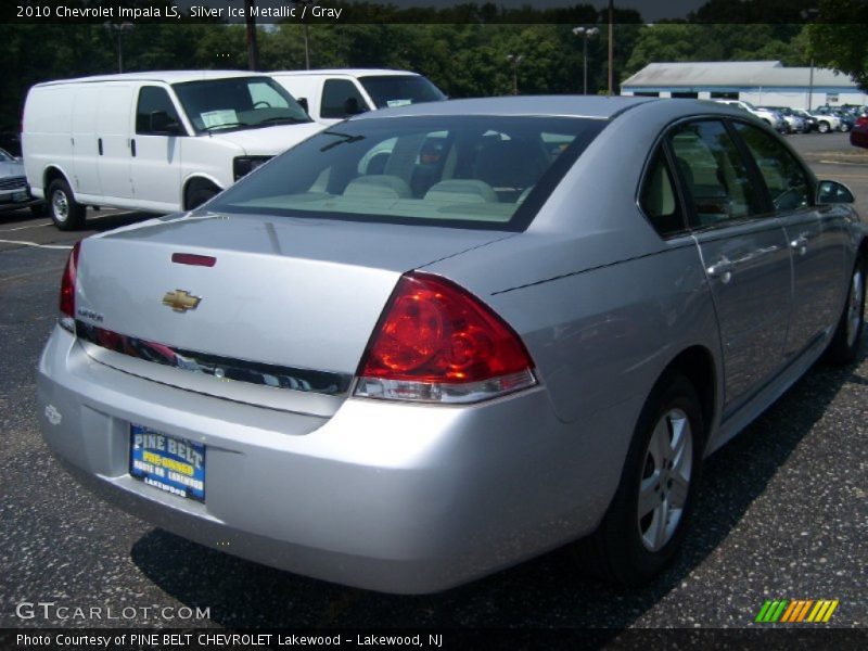 Silver Ice Metallic / Gray 2010 Chevrolet Impala LS