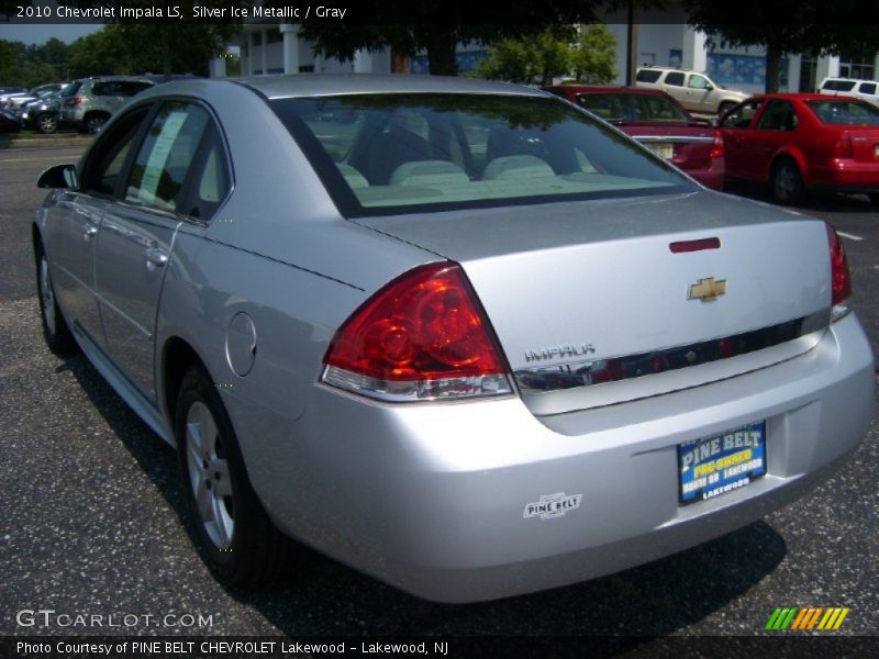 Silver Ice Metallic / Gray 2010 Chevrolet Impala LS