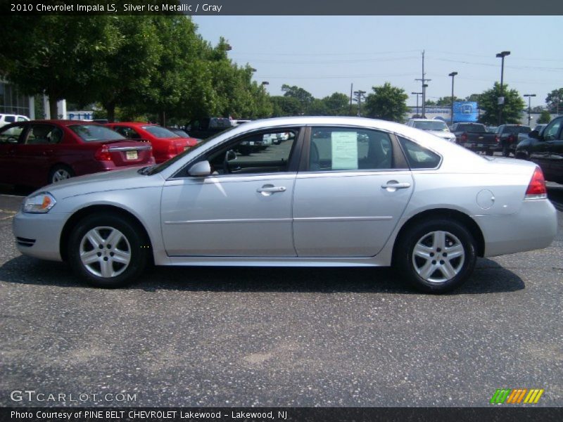 Silver Ice Metallic / Gray 2010 Chevrolet Impala LS