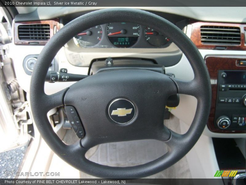 Silver Ice Metallic / Gray 2010 Chevrolet Impala LS
