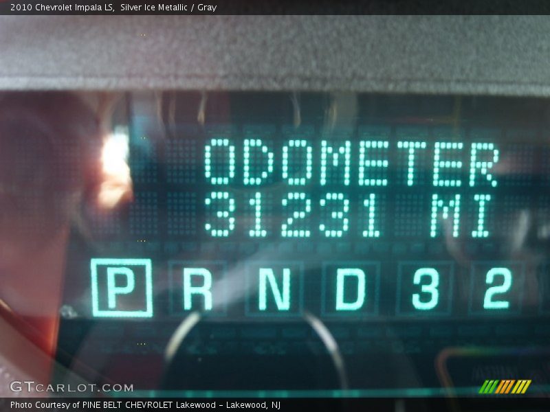 Silver Ice Metallic / Gray 2010 Chevrolet Impala LS