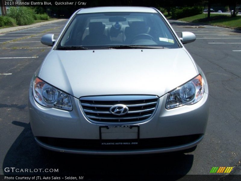 Quicksilver / Gray 2010 Hyundai Elantra Blue