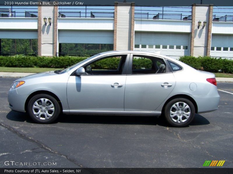 Quicksilver / Gray 2010 Hyundai Elantra Blue