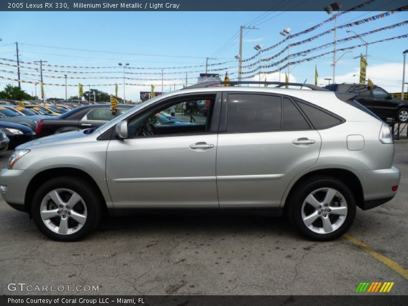 Millenium Silver Metallic / Light Gray 2005 Lexus RX 330