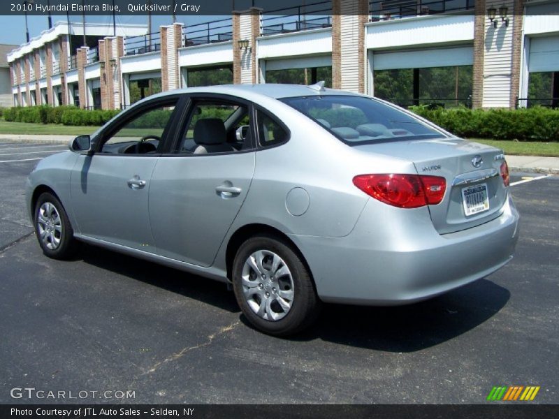 Quicksilver / Gray 2010 Hyundai Elantra Blue