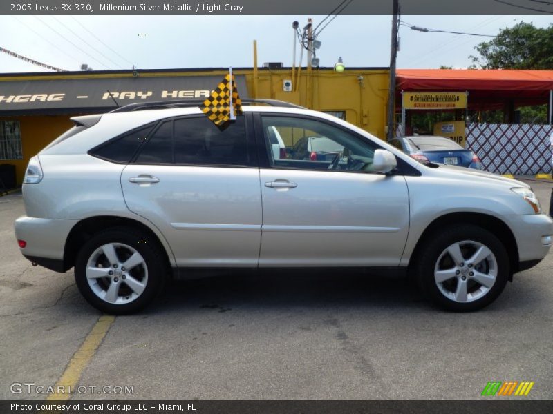 Millenium Silver Metallic / Light Gray 2005 Lexus RX 330