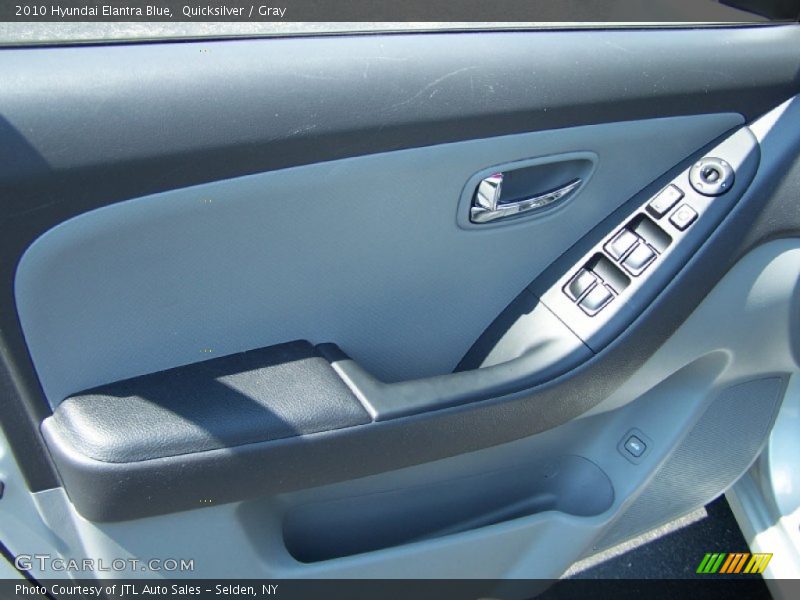 Quicksilver / Gray 2010 Hyundai Elantra Blue