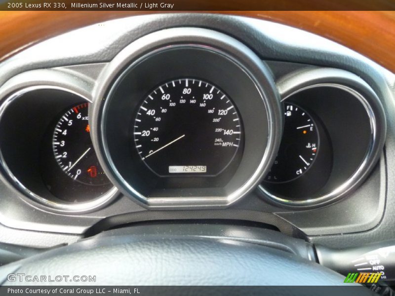 Millenium Silver Metallic / Light Gray 2005 Lexus RX 330