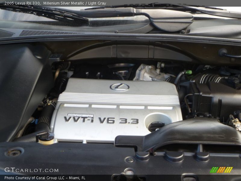 Millenium Silver Metallic / Light Gray 2005 Lexus RX 330