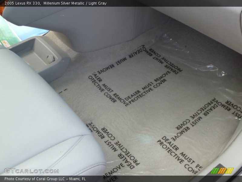 Millenium Silver Metallic / Light Gray 2005 Lexus RX 330
