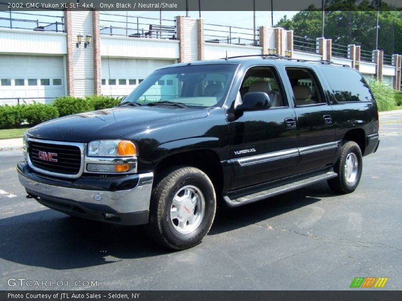 Onyx Black / Neutral/Shale 2002 GMC Yukon XL SLT 4x4