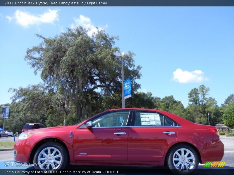  2011 MKZ Hybrid Red Candy Metallic