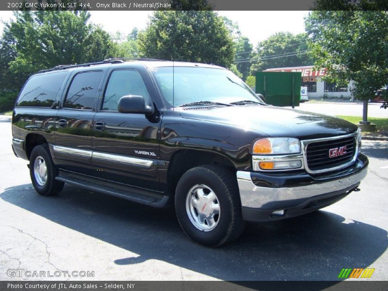 Onyx Black / Neutral/Shale 2002 GMC Yukon XL SLT 4x4