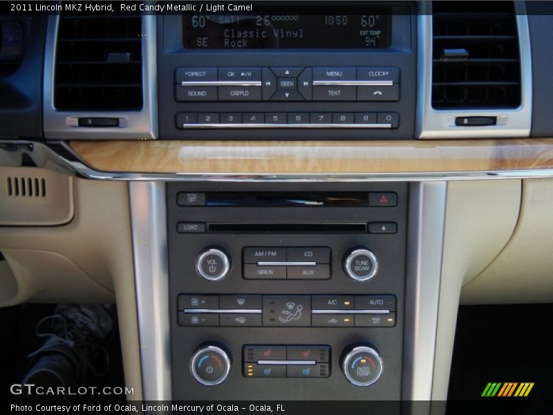 Controls of 2011 MKZ Hybrid
