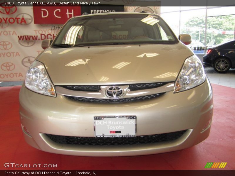 Desert Sand Mica / Fawn 2008 Toyota Sienna XLE AWD