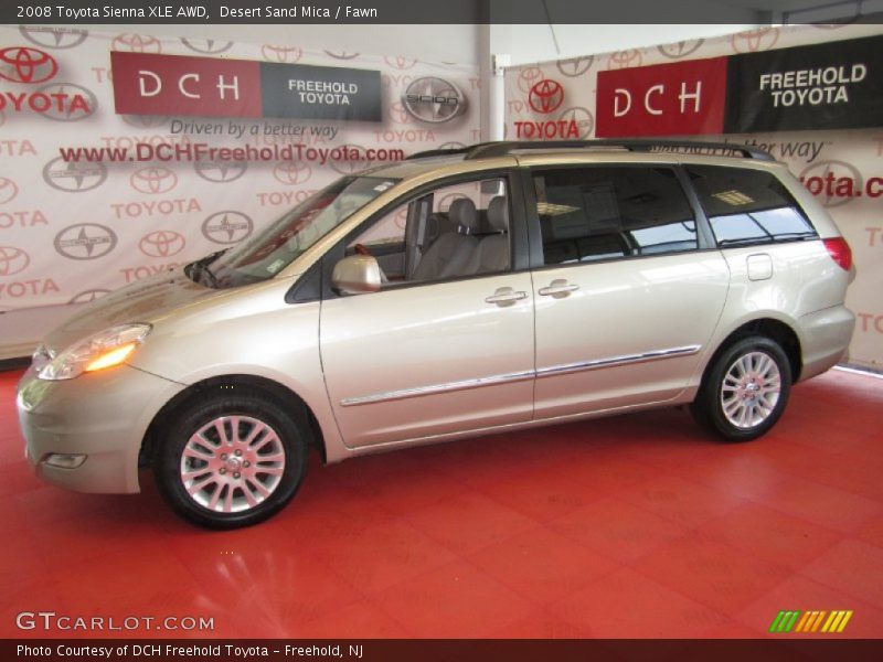 Desert Sand Mica / Fawn 2008 Toyota Sienna XLE AWD