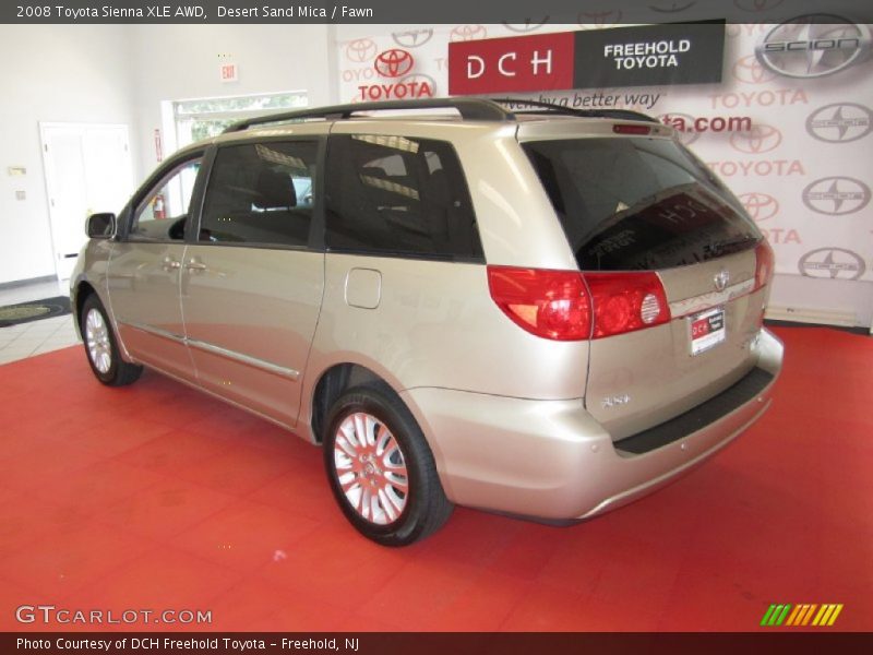 Desert Sand Mica / Fawn 2008 Toyota Sienna XLE AWD