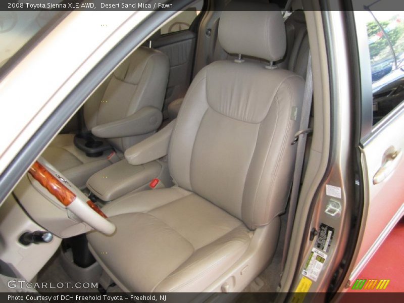 Desert Sand Mica / Fawn 2008 Toyota Sienna XLE AWD