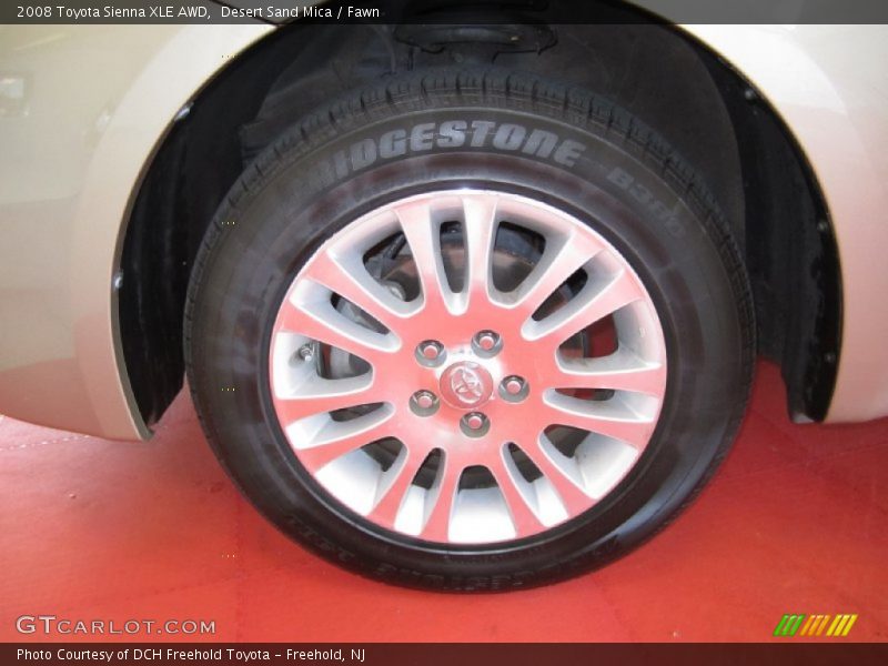 Desert Sand Mica / Fawn 2008 Toyota Sienna XLE AWD