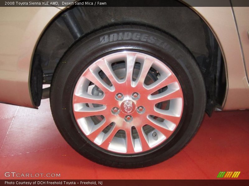 Desert Sand Mica / Fawn 2008 Toyota Sienna XLE AWD