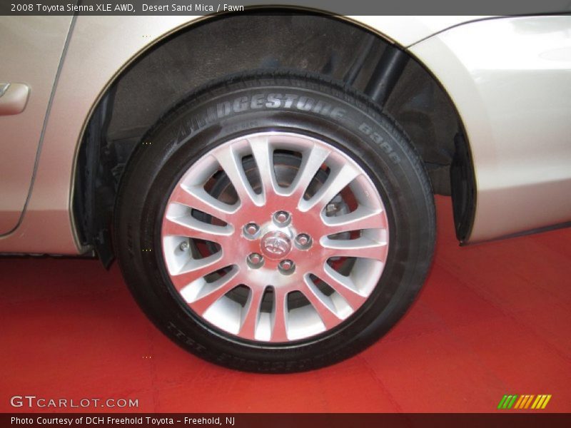 Desert Sand Mica / Fawn 2008 Toyota Sienna XLE AWD