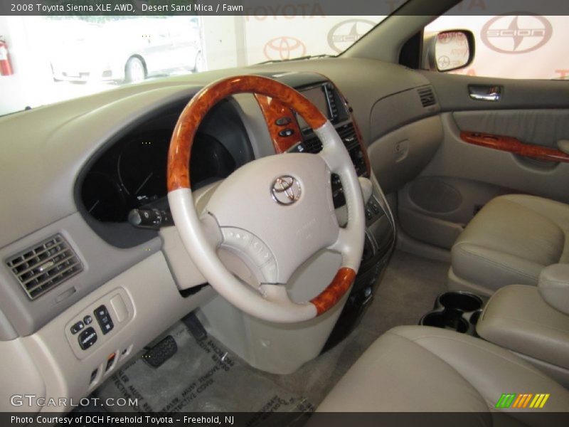 Desert Sand Mica / Fawn 2008 Toyota Sienna XLE AWD