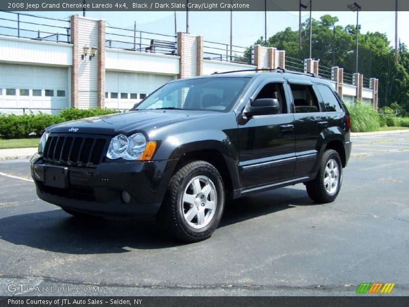 Black / Dark Slate Gray/Light Graystone 2008 Jeep Grand Cherokee Laredo 4x4