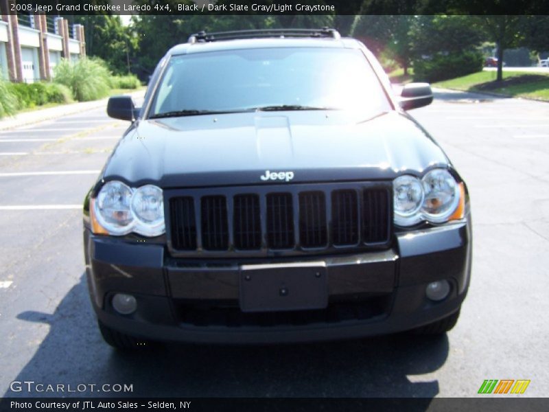 Black / Dark Slate Gray/Light Graystone 2008 Jeep Grand Cherokee Laredo 4x4