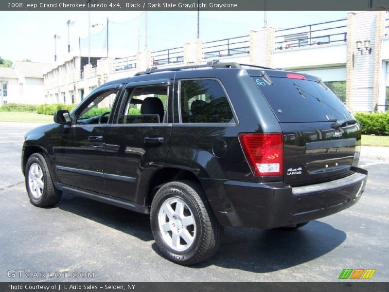 Black / Dark Slate Gray/Light Graystone 2008 Jeep Grand Cherokee Laredo 4x4