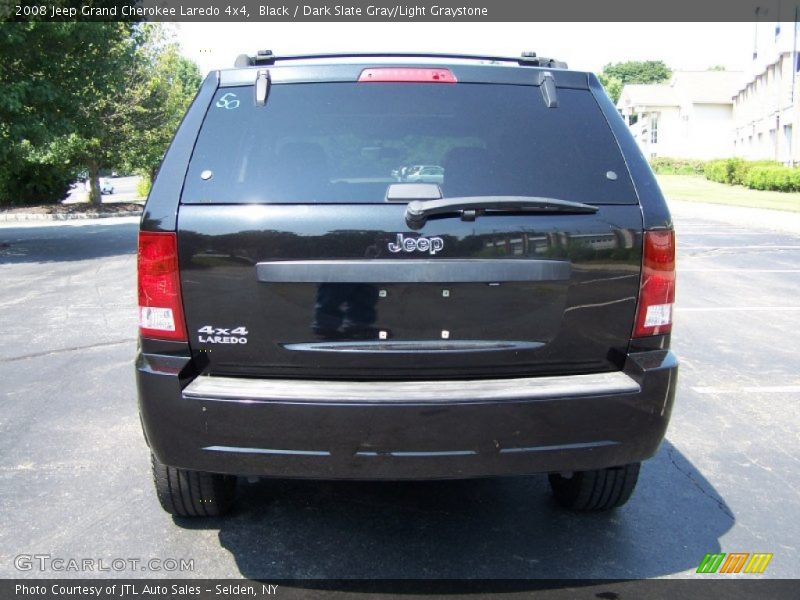 Black / Dark Slate Gray/Light Graystone 2008 Jeep Grand Cherokee Laredo 4x4