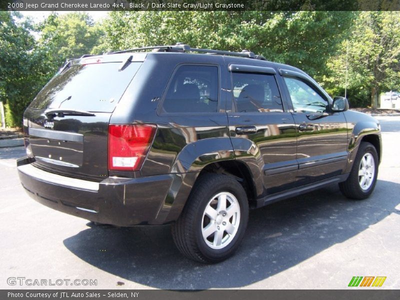 Black / Dark Slate Gray/Light Graystone 2008 Jeep Grand Cherokee Laredo 4x4