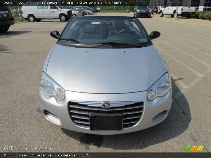 Brilliant Silver Metallic / Dark Slate Gray 2005 Chrysler Sebring GTC Convertible