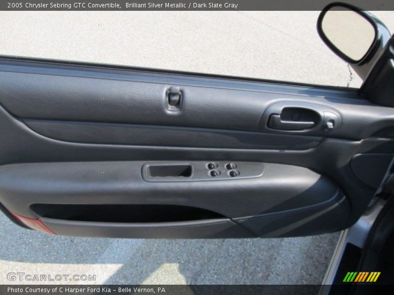 Brilliant Silver Metallic / Dark Slate Gray 2005 Chrysler Sebring GTC Convertible