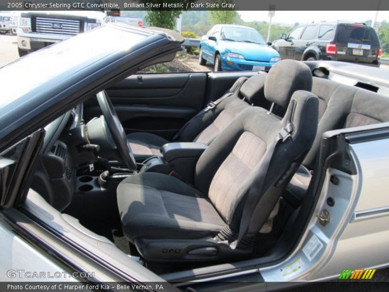 Brilliant Silver Metallic / Dark Slate Gray 2005 Chrysler Sebring GTC Convertible