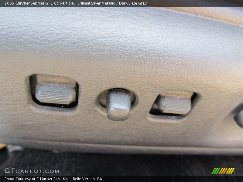 Brilliant Silver Metallic / Dark Slate Gray 2005 Chrysler Sebring GTC Convertible