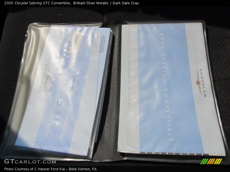 Books/Manuals of 2005 Sebring GTC Convertible